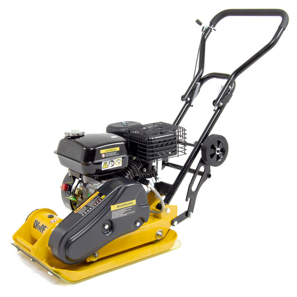 Wolf 11000N Petrol Powered Compactor with Wheels & Paving Pad